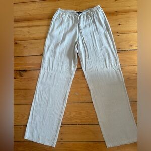 Zara Casual Pants in beige
